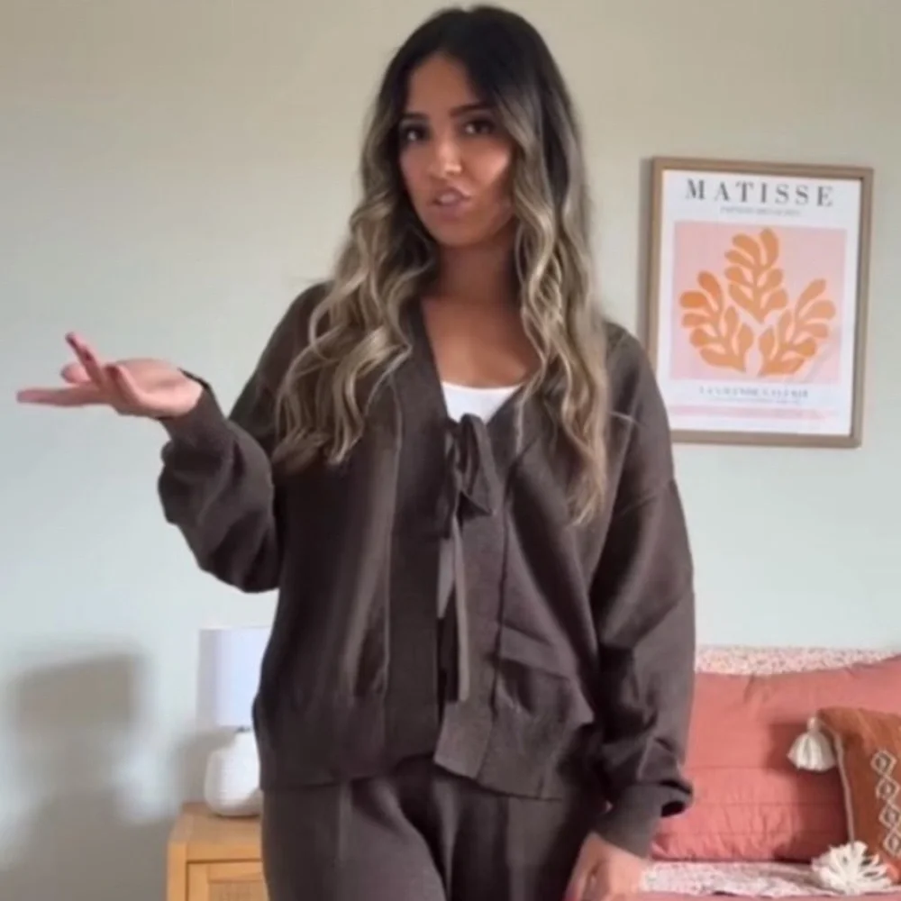 Free People Solar Sweater in Brown
